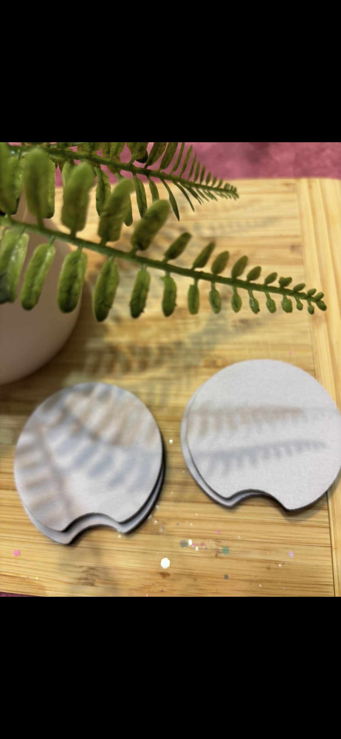 Sublimation Car Coasters 4 Pack