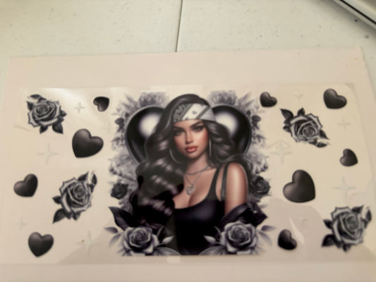 UV DTF Wrap for 16oz Libby Tumbler Design 2