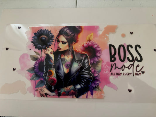 UV DTF WRAP for 16oz Libby Tumbler Boss Mode